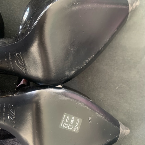 New Roger Vivier Black Patent Leather Pumps US 12/ EU 42 - Picture 9 of 10